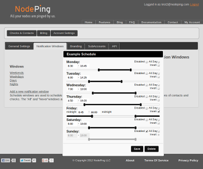 website checker scheduling